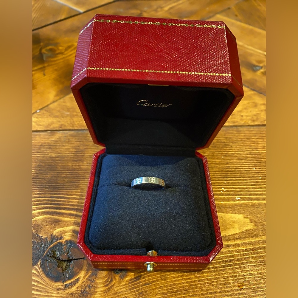 Cartier White Gold LOVE Wedding Band